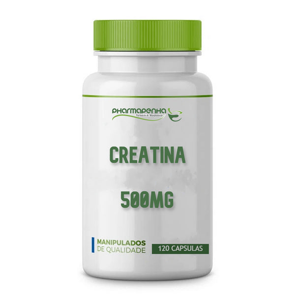Creatina Monohidratada 100% Pura 500mg 120 Cápsulas